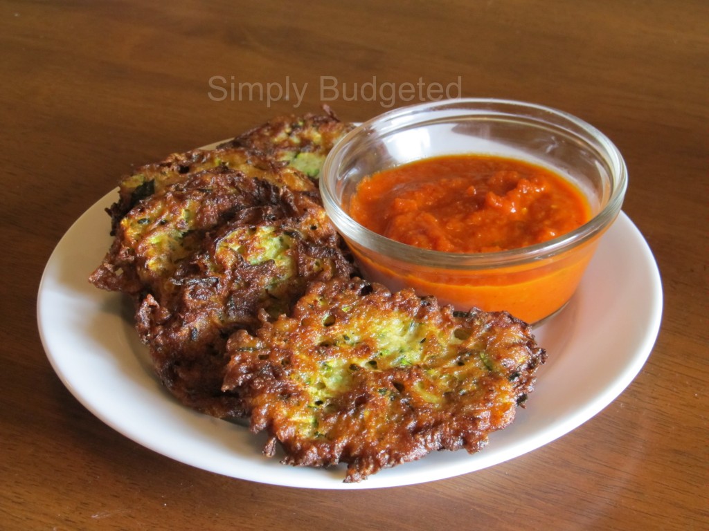 Zucchini Fritters with Marinara