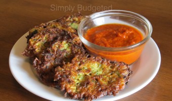 Meatless Monday:  Zucchini Fritters