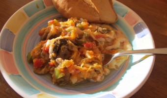 Meatless Monday:  Spaghetti Squash Casserole