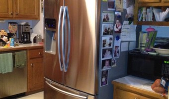 Wordless Wednesday: Out with the Old, In with the New … Fridge