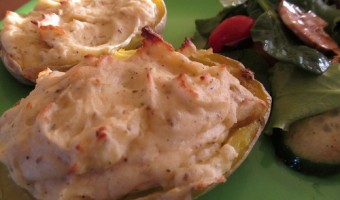 Meatless Monday:  Twice Baked Potatoes