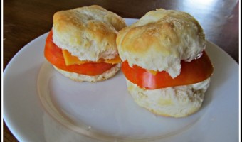 Meatless Monday:  Tomato Biscuit