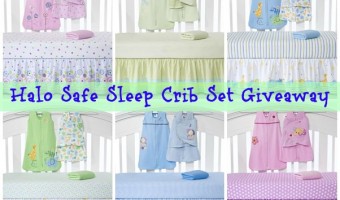 HALO Safe Sleep Crib Set Giveaway #babygifts