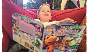 Holiday Dinosaur Train Book and DVD