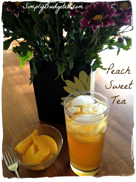 Homemade Peach Tea 