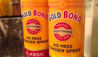 Staying Fresh with Gold Bond No Mess Powder Spray