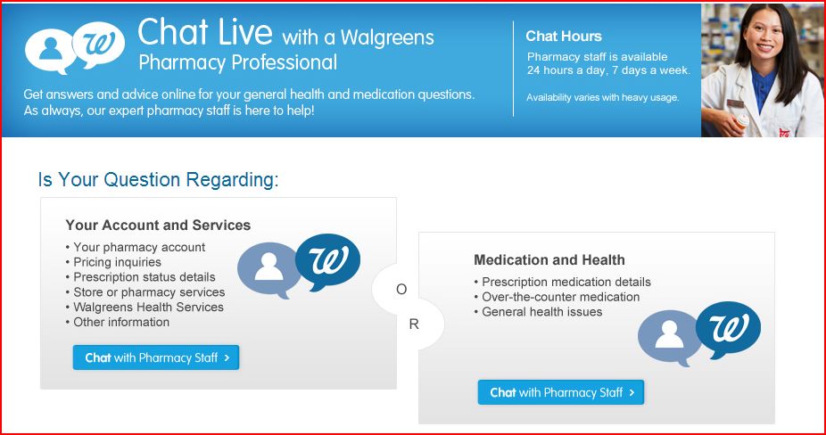 Log-in and chat to get Answers at Walgreens for Pain Relief