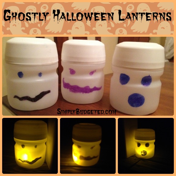 Ghostly Halloween Lanterns Craft