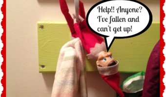 Elf on the Shelf: Day 8 Lazy Elf