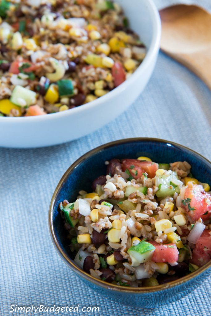 Confetti Rice and Bean Salad-5