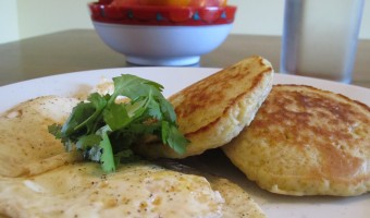 Meatless Monday:  Quinoa Pancakes