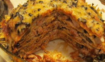 Turkey Leftovers:  Pot Pie and Enchilasagna