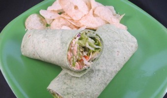 Meatless Monday:  Salad Wrap