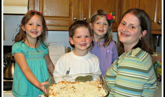Chef Boyadree Cook-Along, Spaghetti-Rings Bake Recipe, and Giveaway