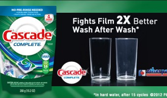 Sparkling Clean in 2013 with Cascade!