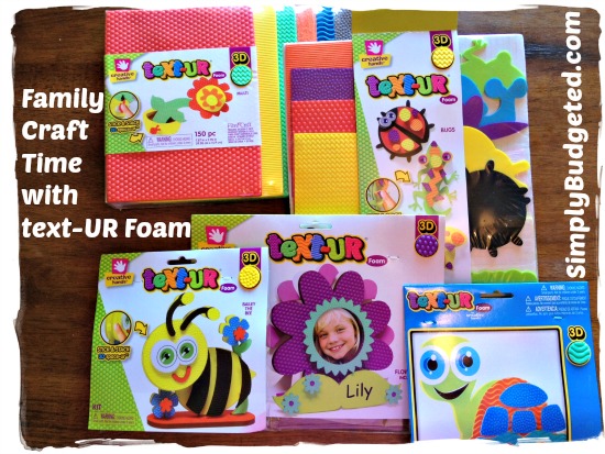Family Craft Time with text-UR foam 