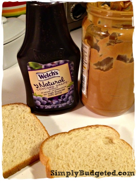 Welch's Grape Jelly with Peanut Butter for sandwich