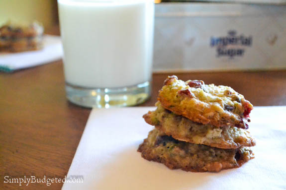 Cranberry Pistachio Oatmeal Cookies-1