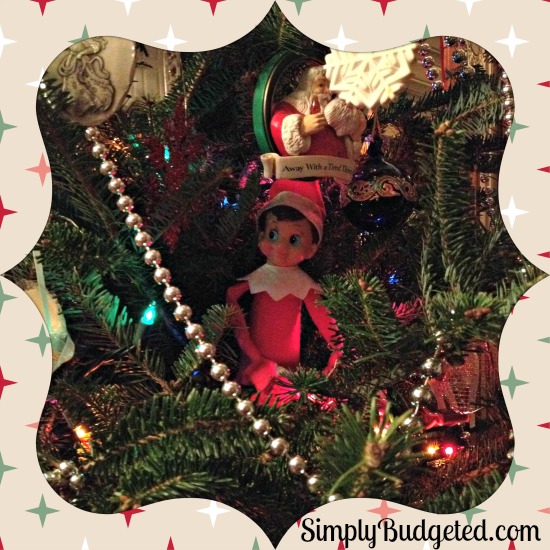 Elf on the Shelf day 6 In the Tree