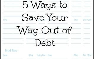 Save Your Way Out of Debt