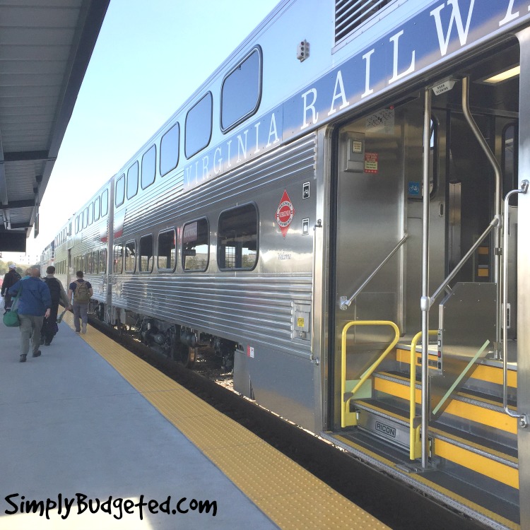 VRE train cars