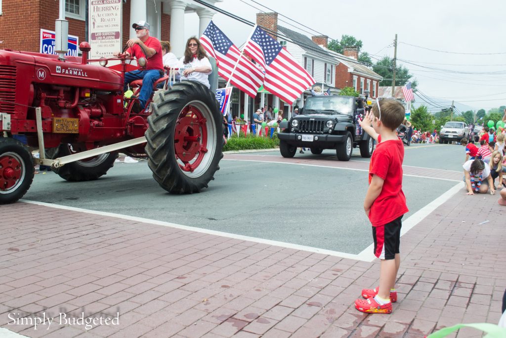 Fourth of July Parade Tractor-1