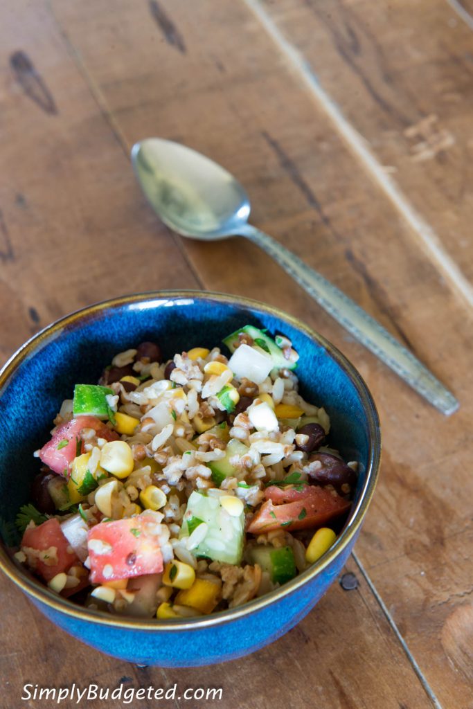 Confetti Rice and Bean Salad-4